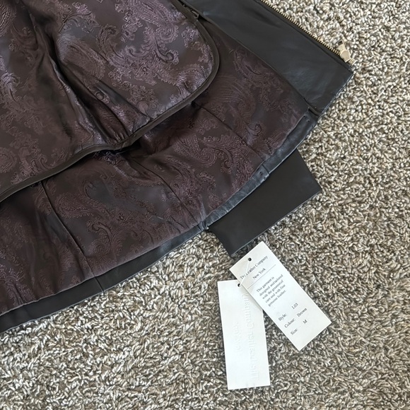 Brown Leather Jacket - Picture 5 of 5
